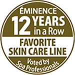 Eminence Voted Favorite Skin Care Line 12 years in a row